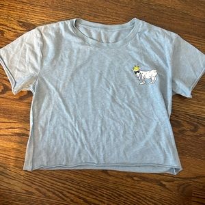 Goat USA Cropped T Shirt